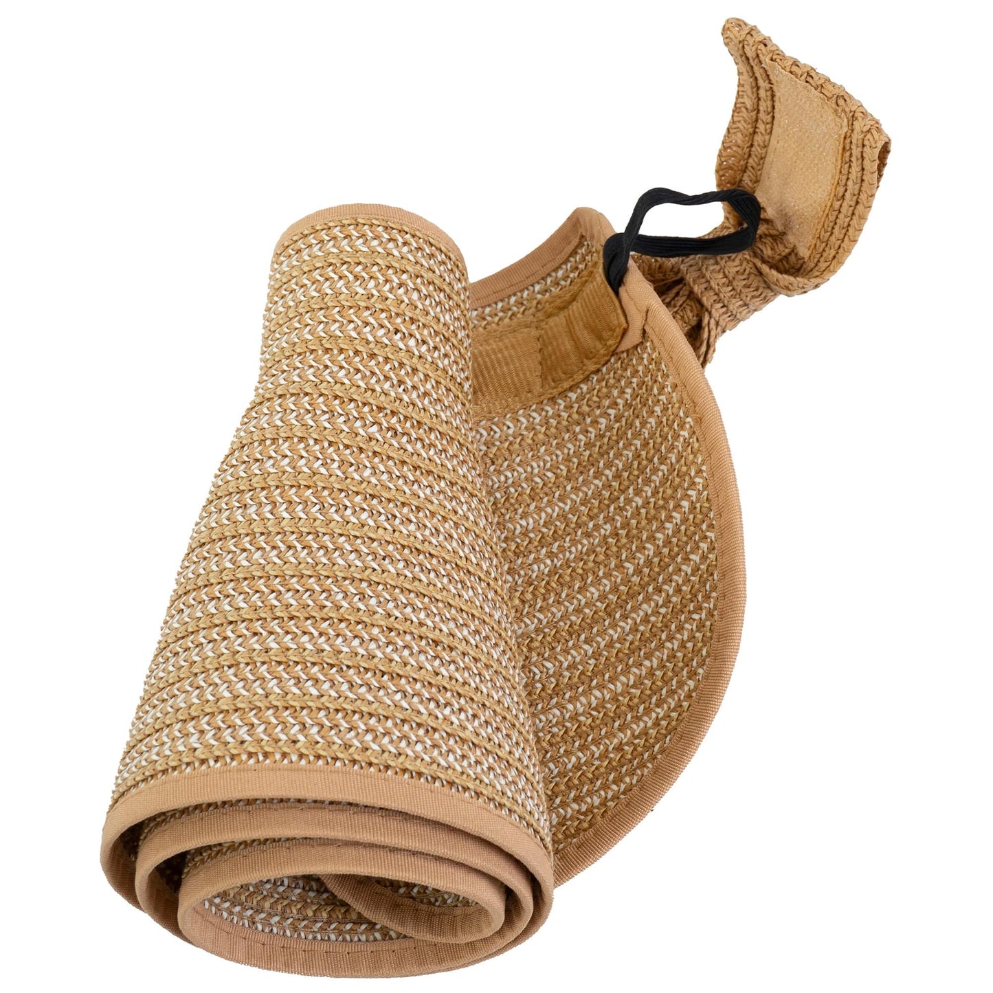 Magid Two Tone Straw Fold Up Roll Up Visor