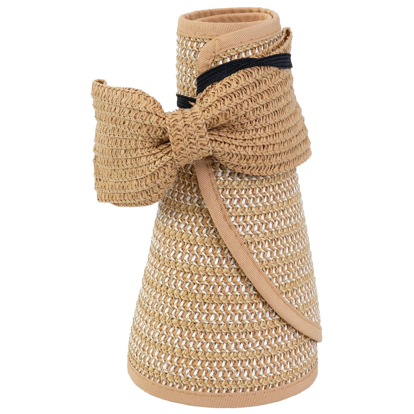 Magid Two Tone Straw Fold Up Roll Up Visor