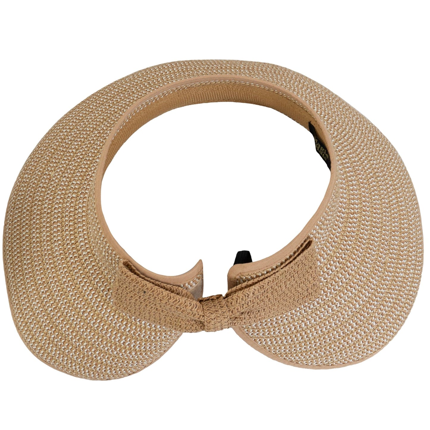 Magid Two Tone Straw Fold Up Roll Up Visor
