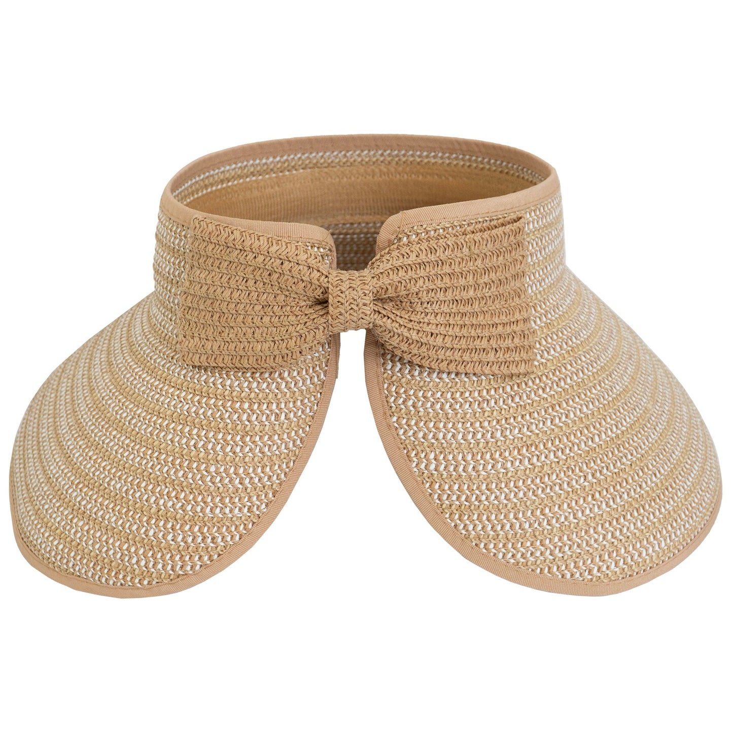 Magid Two Tone Straw Fold Up Roll Up Visor