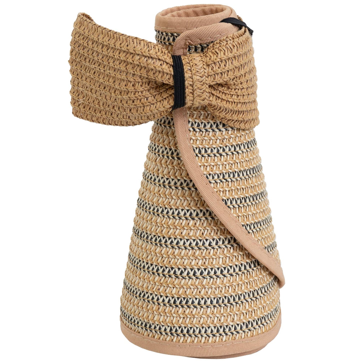 Magid Two Tone Straw Fold Up Roll Up Visor