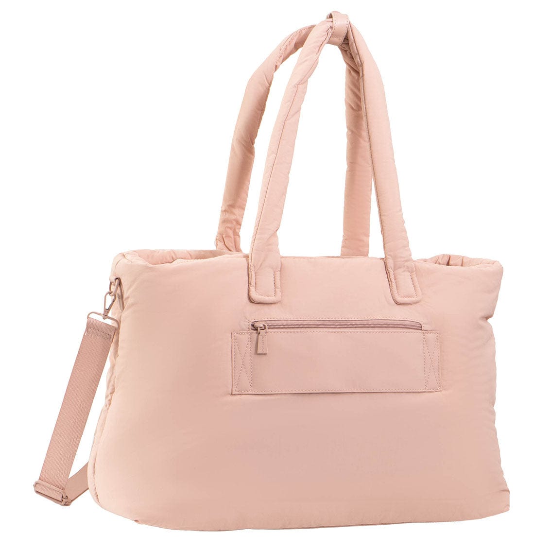 Max Studio Matte Puffer Nylon East West Tote