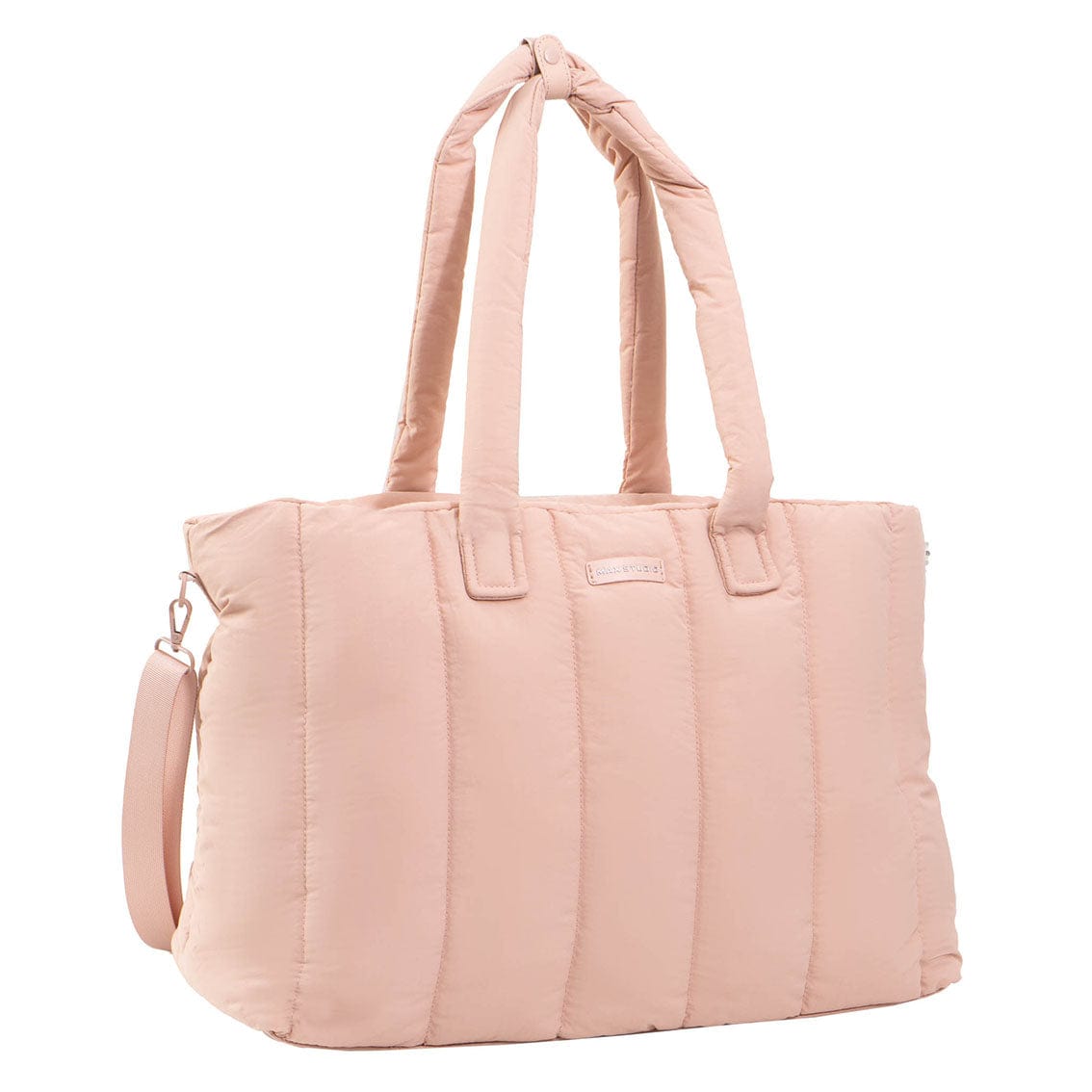 Max Studio Matte Puffer Nylon East West Tote