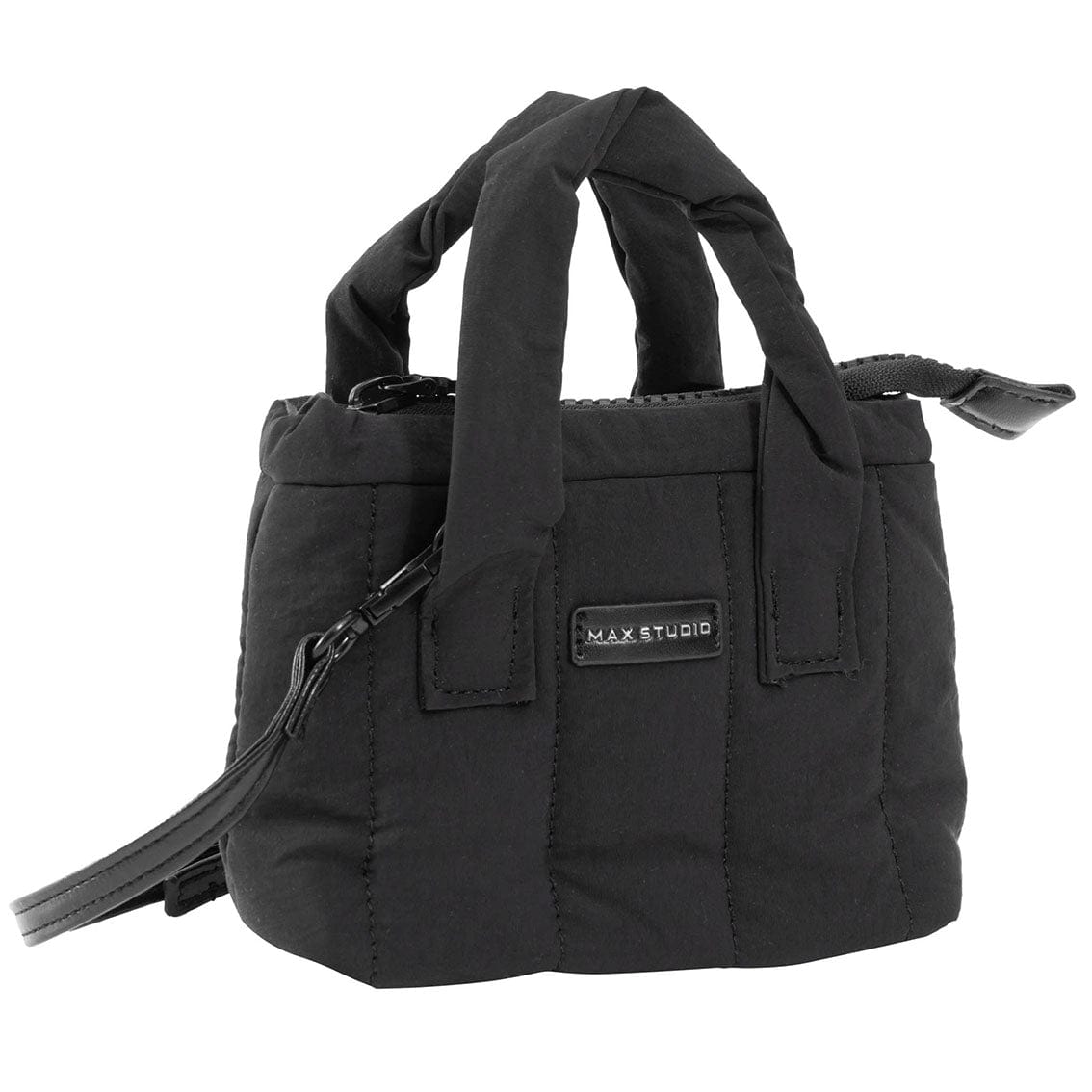 Max Studio Matte Puffer Nylon East West Tote