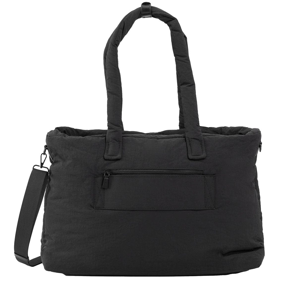 Max Studio Matte Puffer Nylon East West Tote