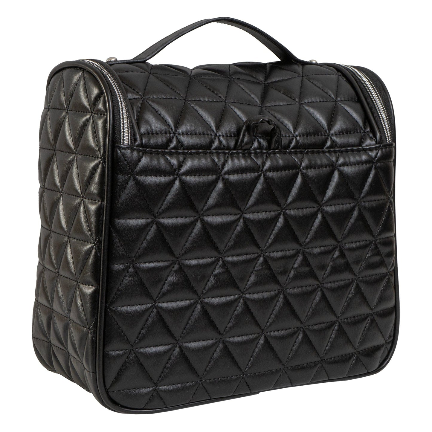 Joan & David The Triangle Quilted Hanging Makeup Toiletry Bag
