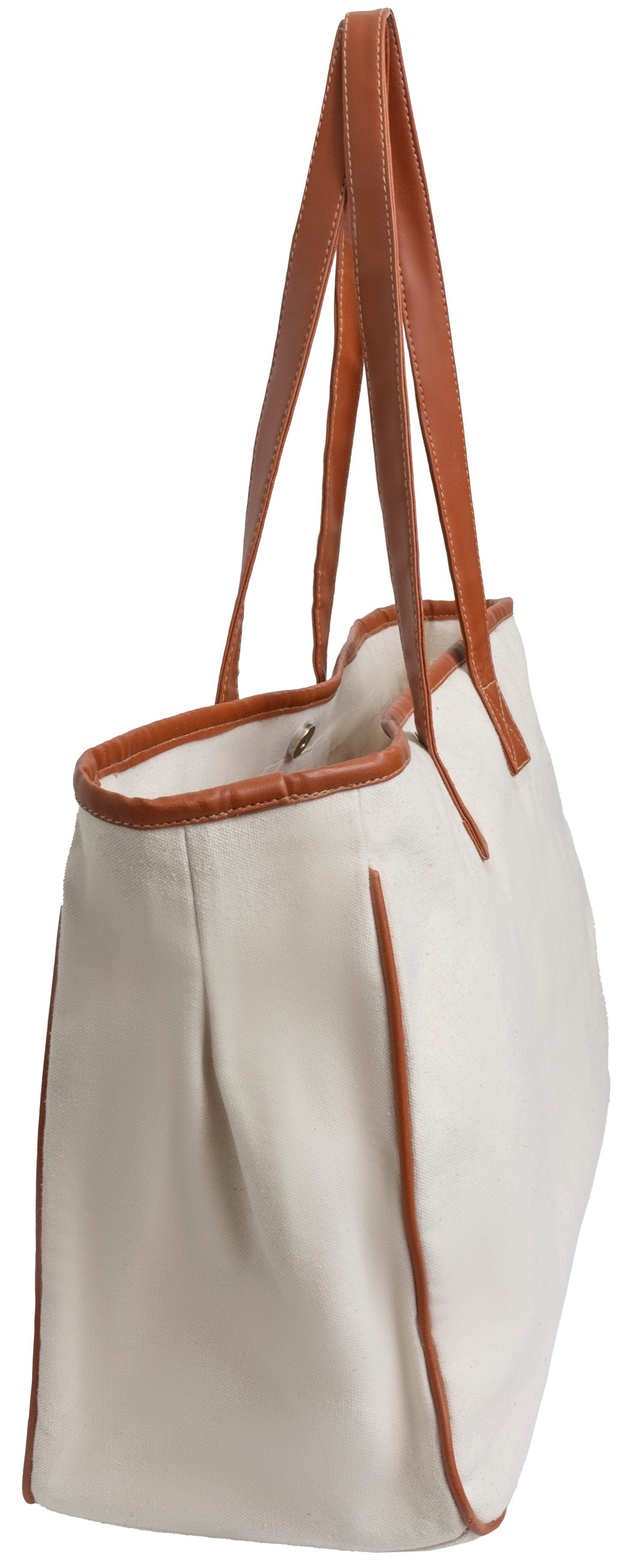 Magid Canvas Slogan Tote "EAT LOVE & PRAY"