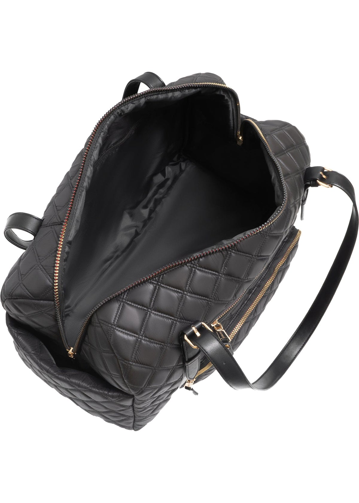 Joan & David The Sloane Diamond Quilted Weekender Duffle Bag