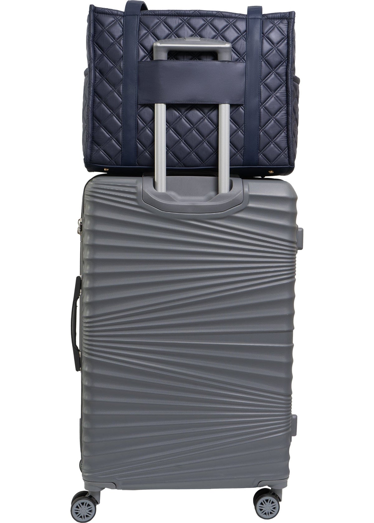 Joan & David The Daphne Diamond Quilted Square Tote