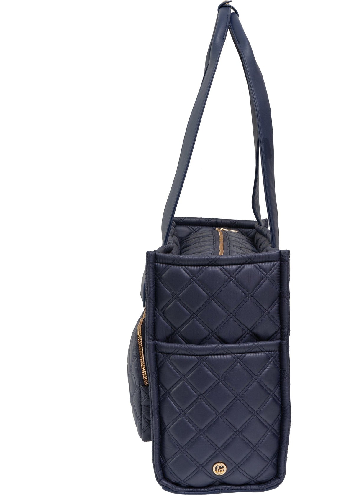 Joan & David The Daphne Diamond Quilted Square Tote