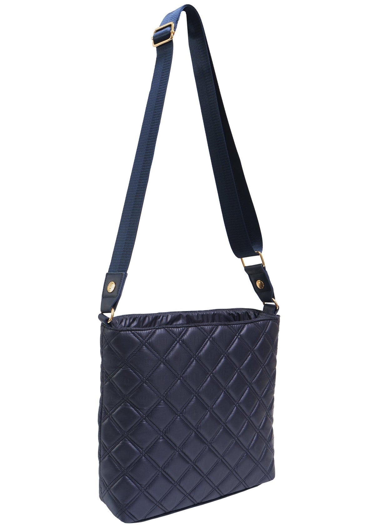 Joan & David The Alina Diamond Quilted Crossbody Bag