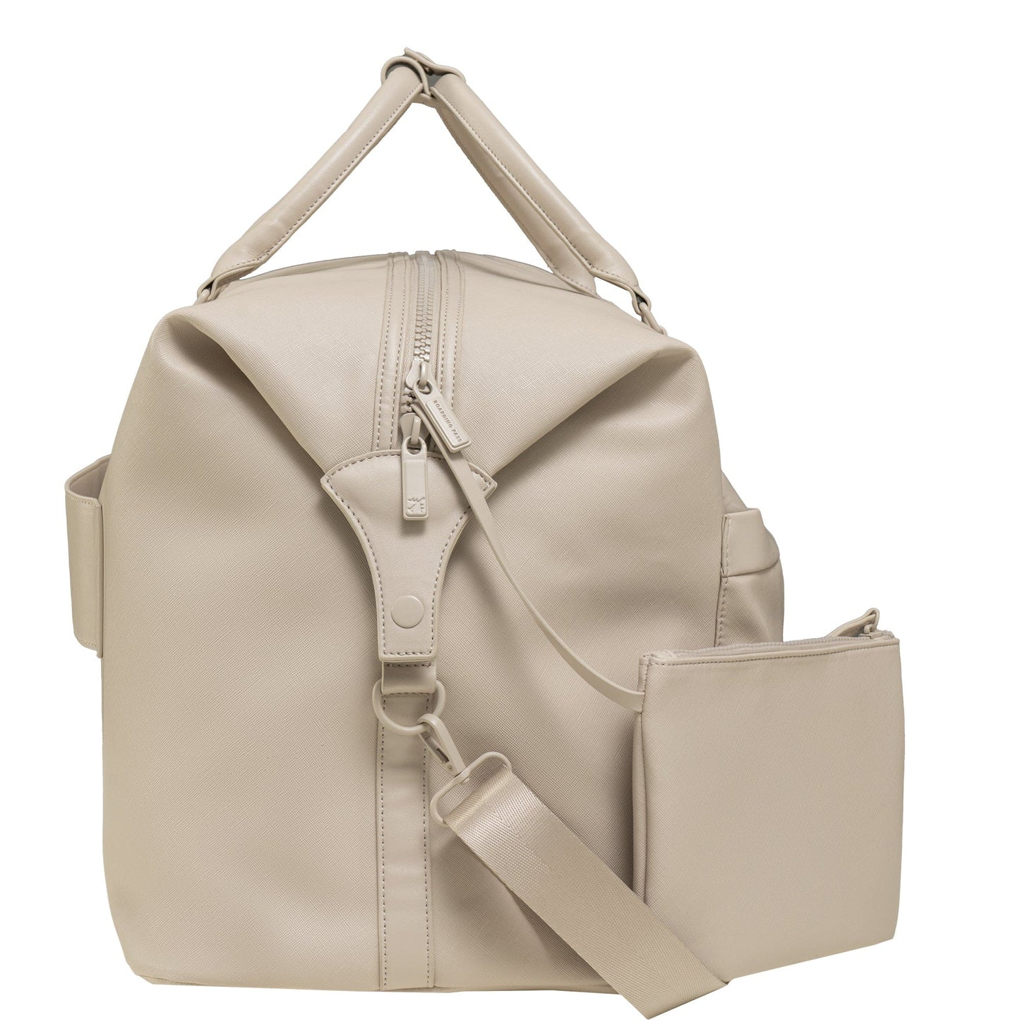 Boarding Pass The Santorini Vegan Saffiano Leather Duffel