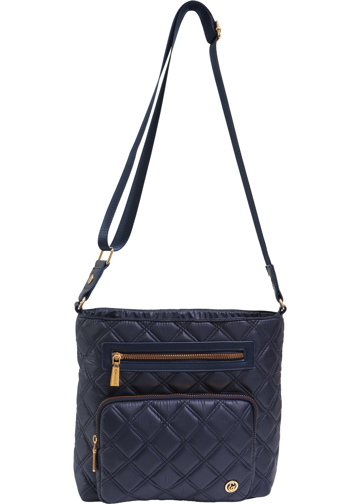 Joan & David The Alina Diamond Quilted Crossbody Bag