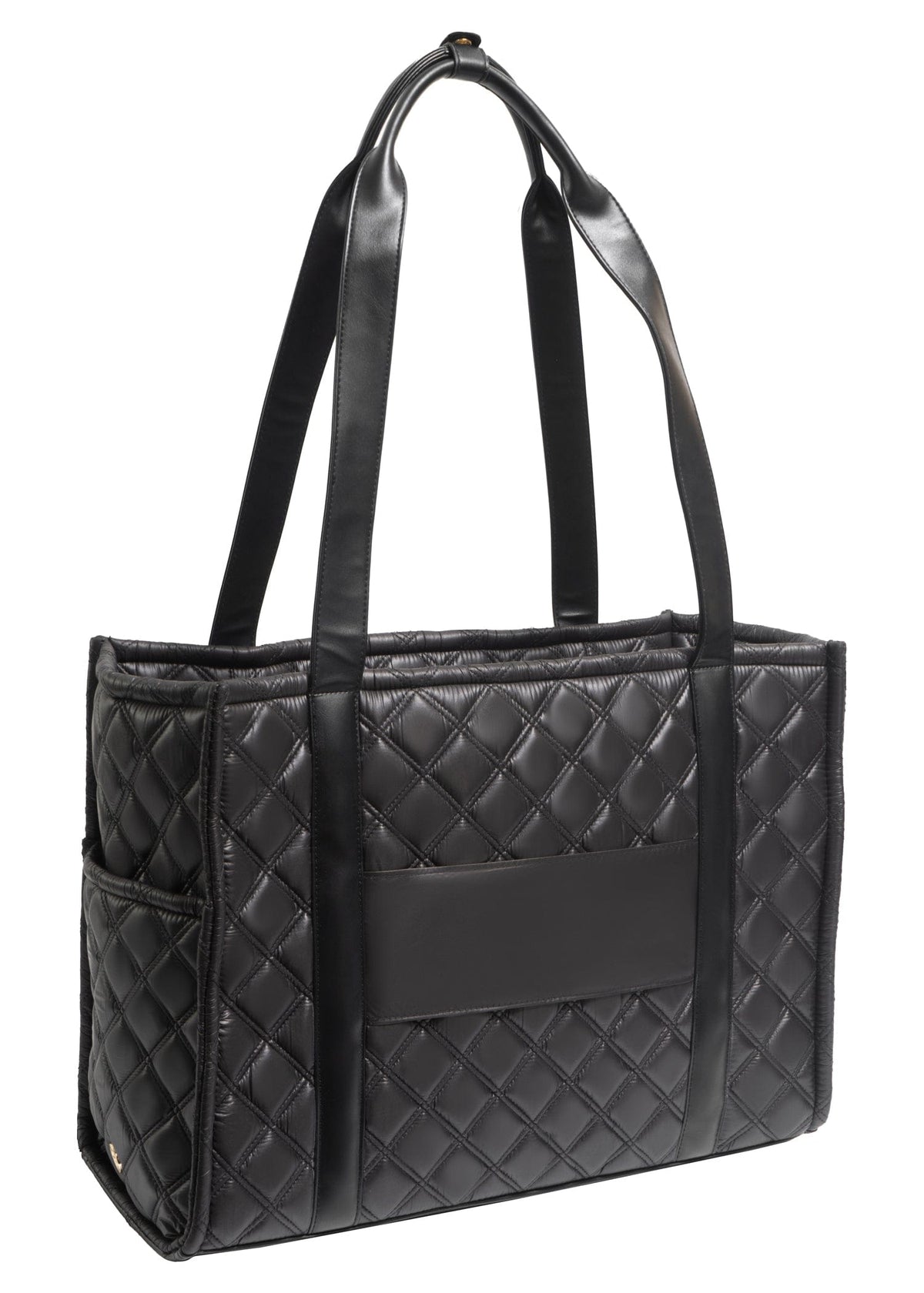 Joan & David The Daphne Diamond Quilted Square Tote