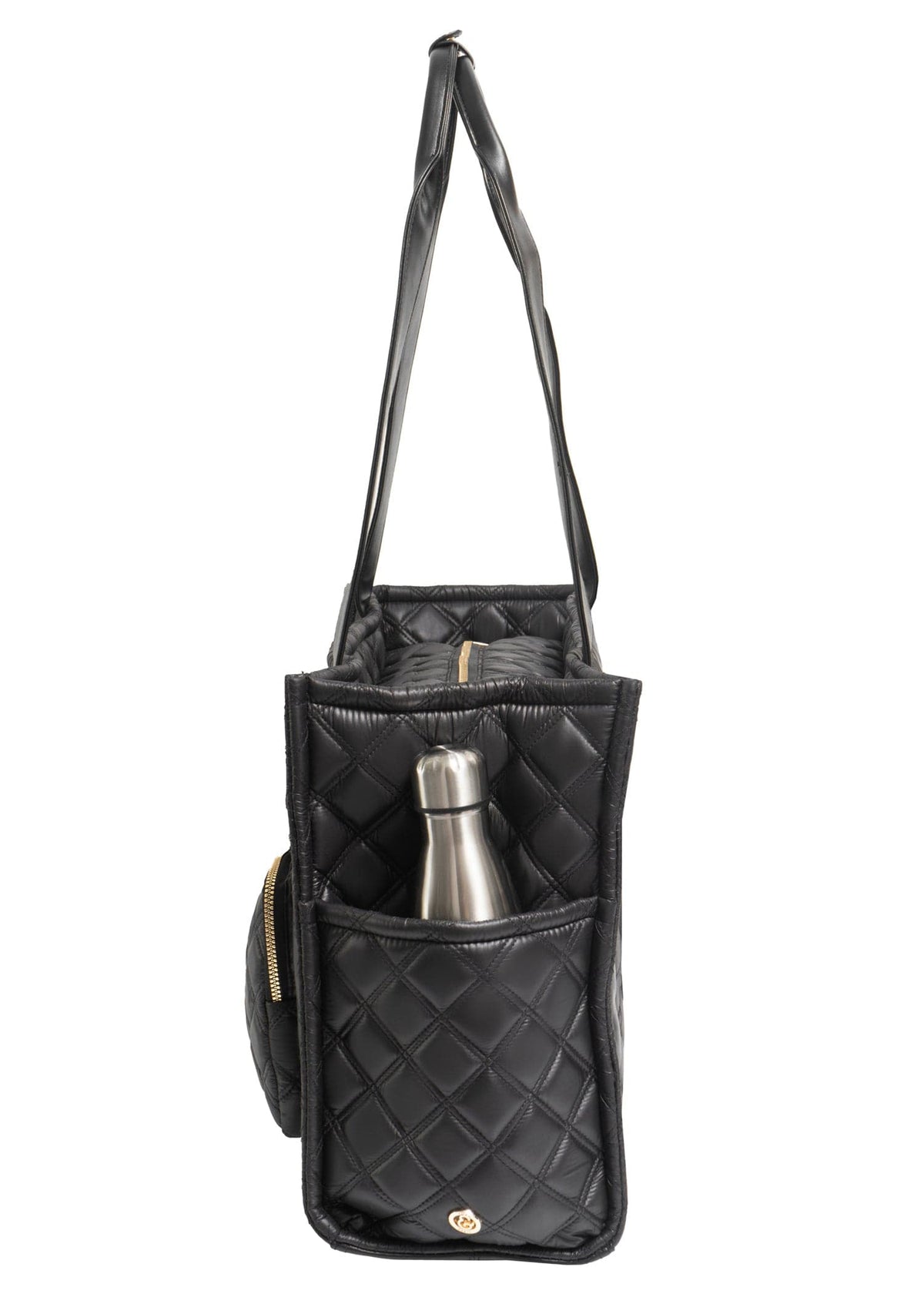 Joan & David The Daphne Diamond Quilted Square Tote