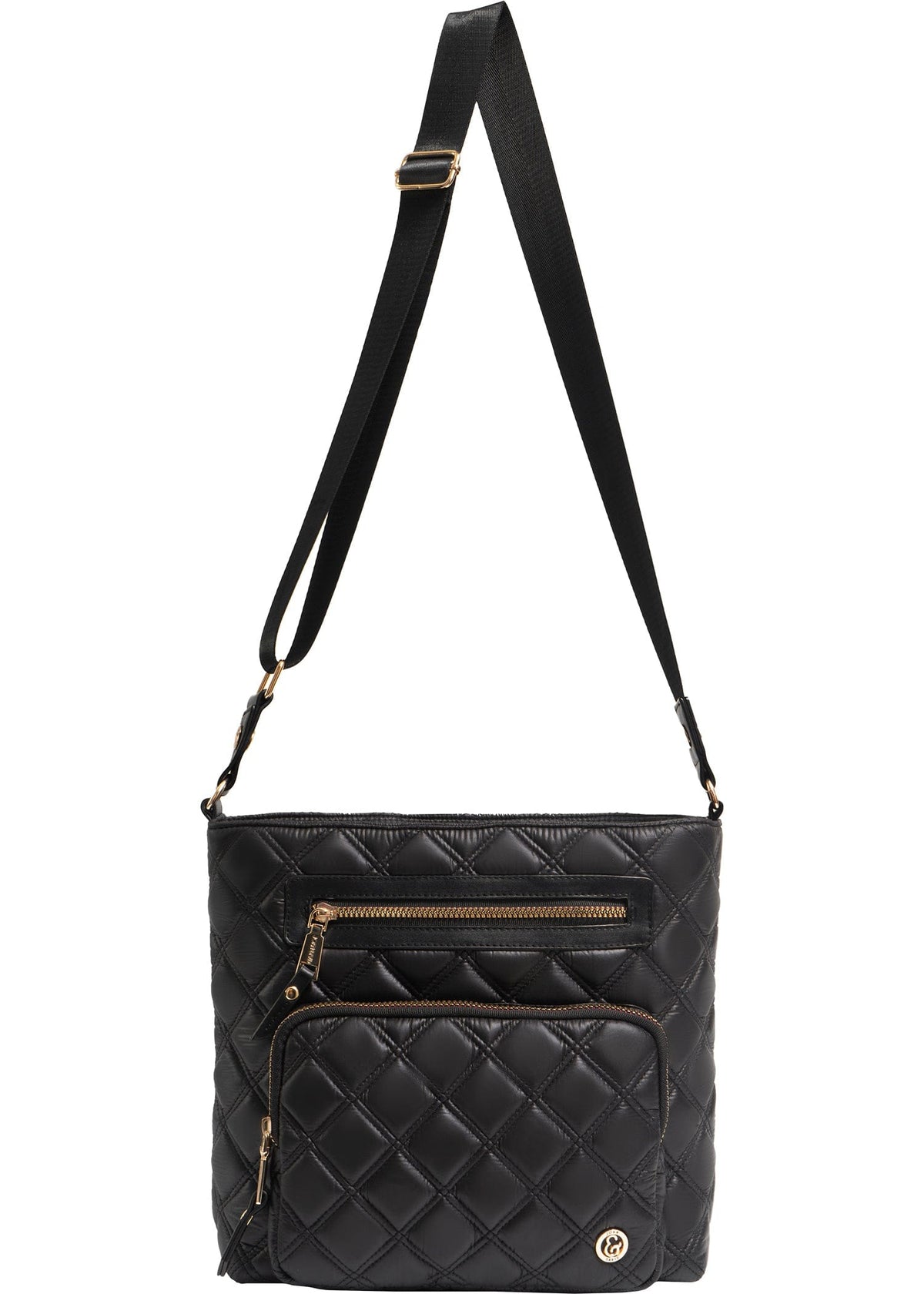 Joan & David The Alina Diamond Quilted Crossbody Bag