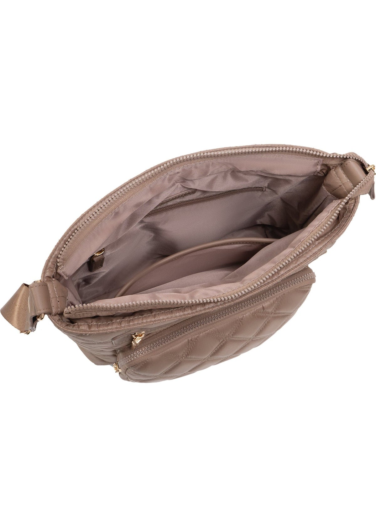 Joan & David The Alina Diamond Quilted Crossbody Bag
