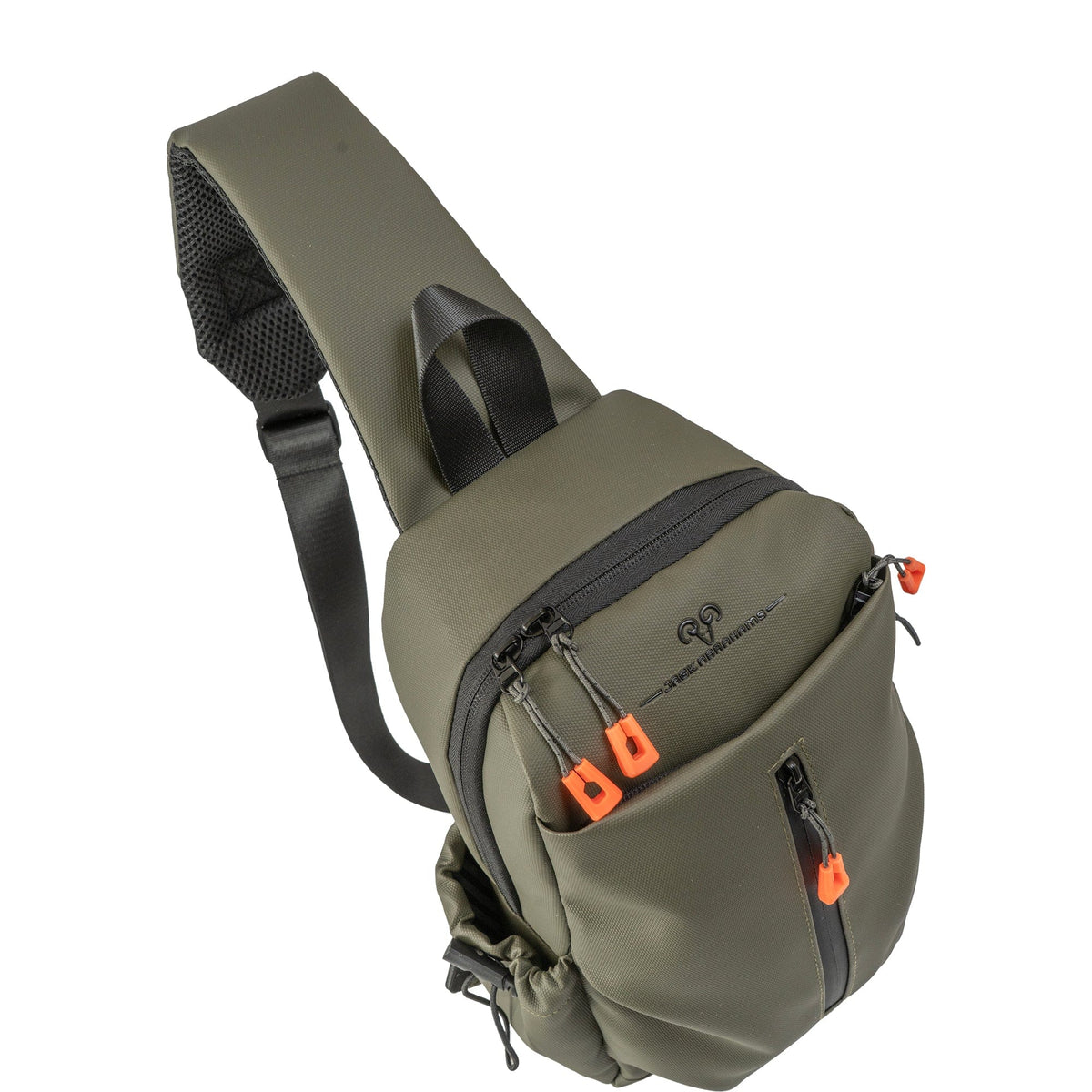 The Ashland | 16-In Textured Tarpaulin Crossbody Sling Bag