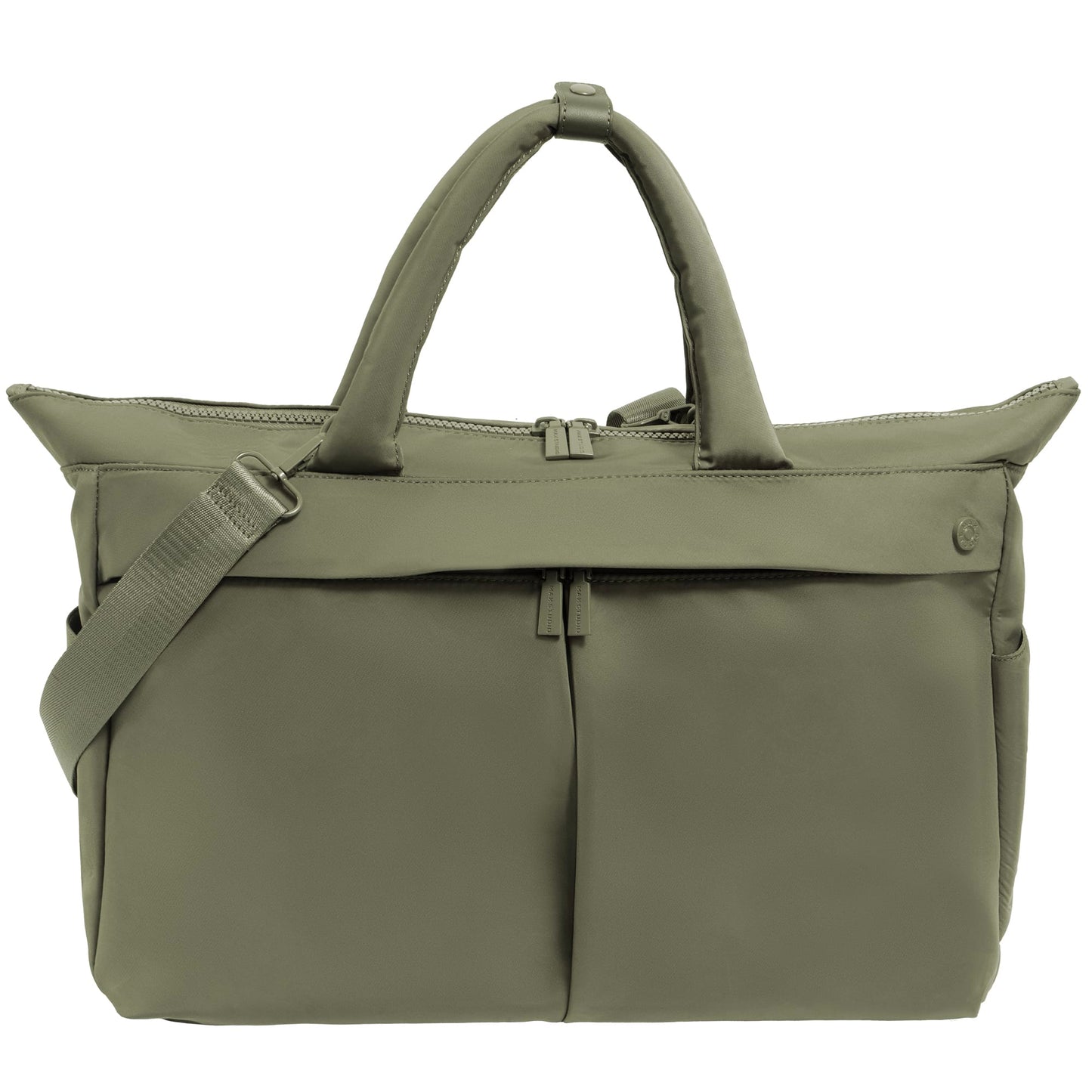 Max Studio The Sylvia 21 Inch Twill Nylon Double Handle Weekender Duffle