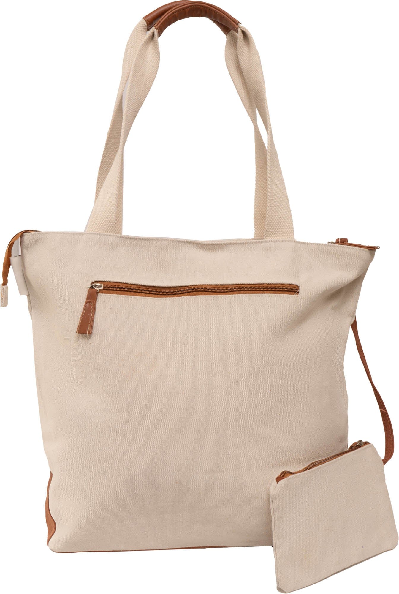 Magid Canvas Sketch Heart Print Tote With Pouch