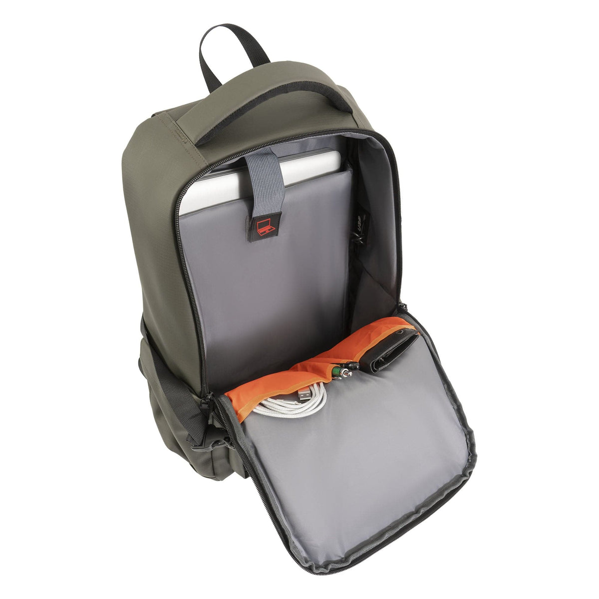 Jack Abrahams 18-In Tarpaulin Workbook Laptop Backpack