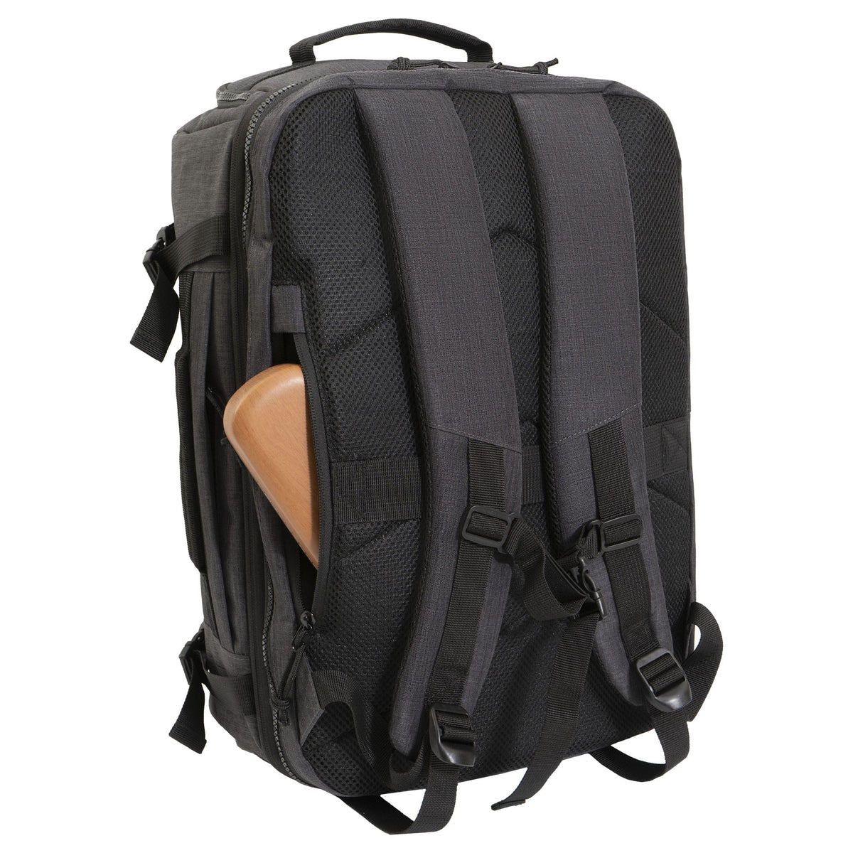Jack Abrahams The Crosswind 18 Inch Nylon Expandable Weekender Backpack