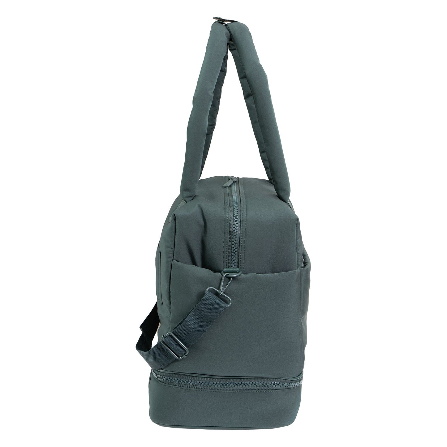 Joan & David 18 Inch High Density Sport Nylon Drop Bottom Duffel Bag