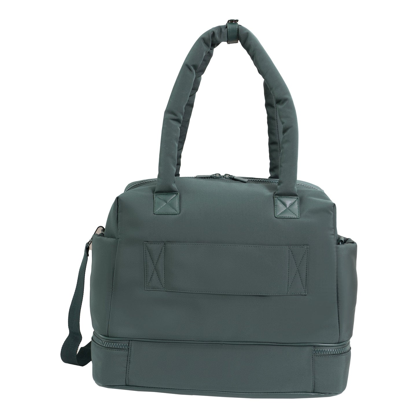 Joan & David 18 Inch High Density Sport Nylon Drop Bottom Duffel Bag