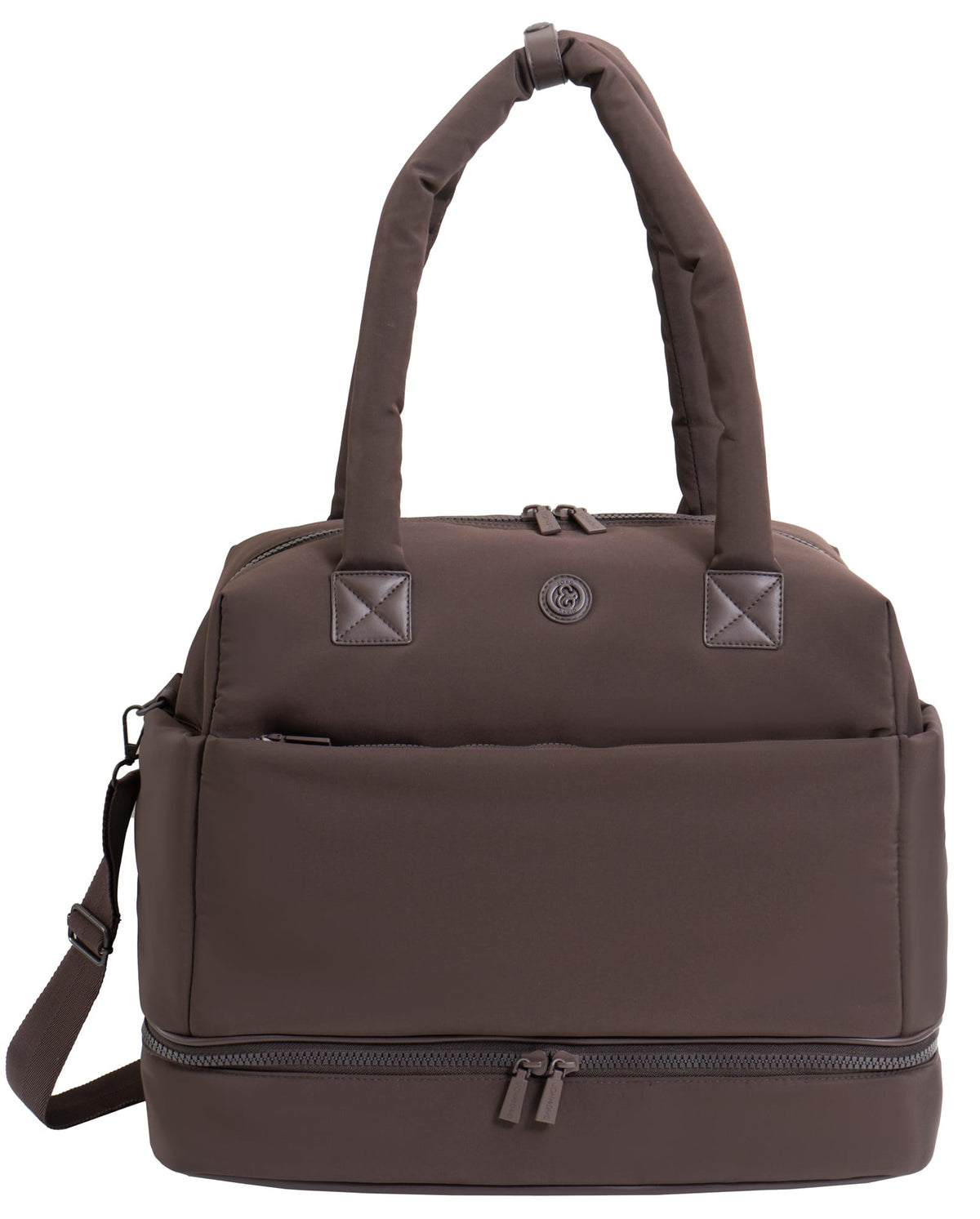 Joan & David The Lainey Sport Nylon Drop Bottom Duffel Bag