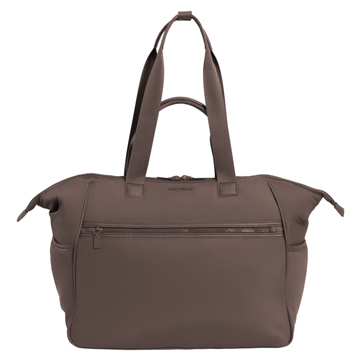Max Studio 20 Inch Smooth Puffer Nylon Weekender Duffle