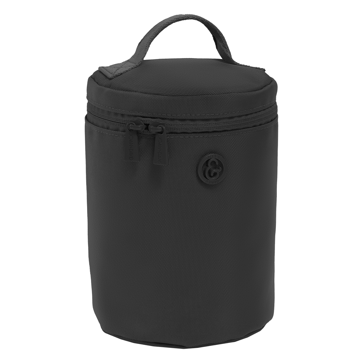 Joan & David 1680 Denier Nylon Top Handle Cylinder Cosmetic Case