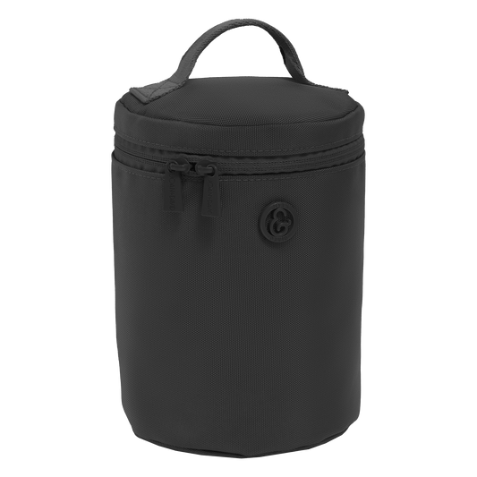 Joan & David 1680 Denier Nylon Top Handle Cylinder Cosmetic Case