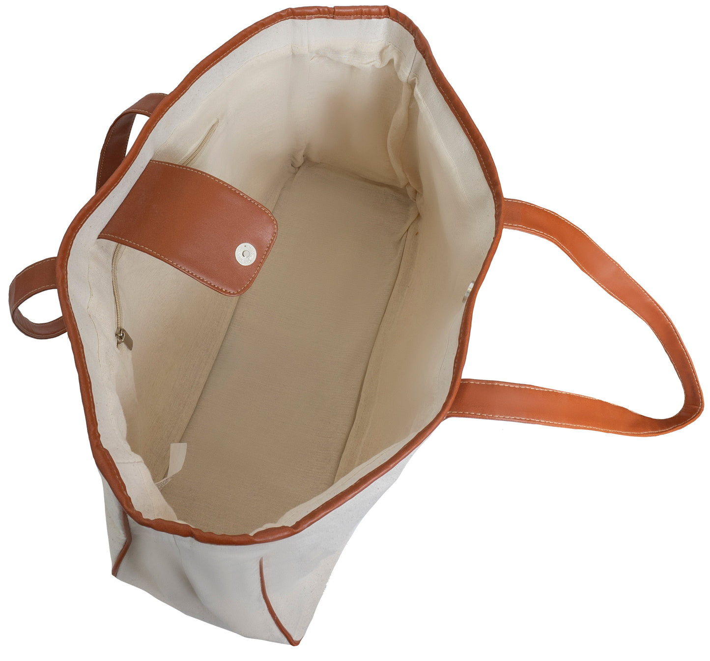 Magid Canvas Slogan Tote "HELLO WEEKEND"