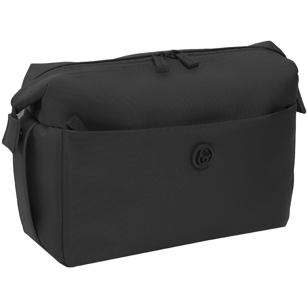 Joan & David 1680 Denier Nylon Cosmetic Case With Front Zip Pocket