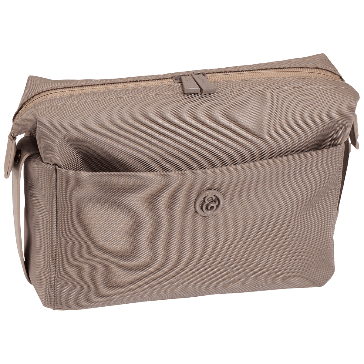 Joan & David 1680 Denier Nylon Cosmetic Case With Front Zip Pocket