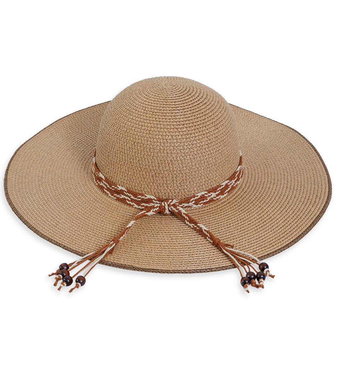 Max Studio Beaded Band Floppy Hat