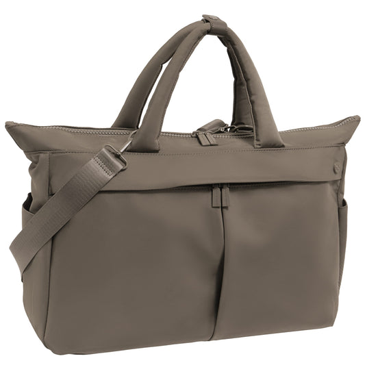 Max Studio The Sylvia 21 Inch Twill Nylon Double Handle Weekender Duffle