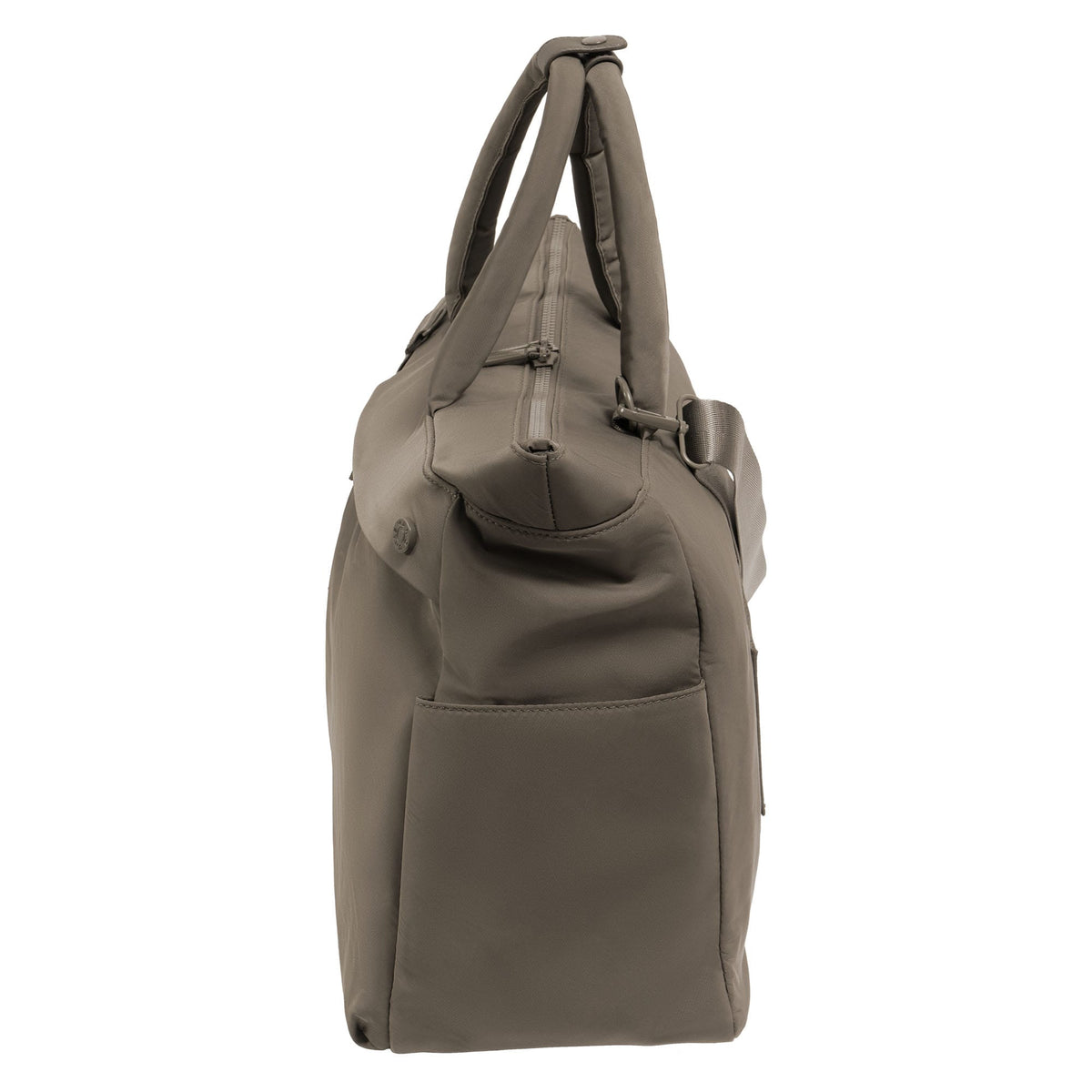 Max Studio The Sylvia 21 Inch Twill Nylon Double Handle Weekender Duffle