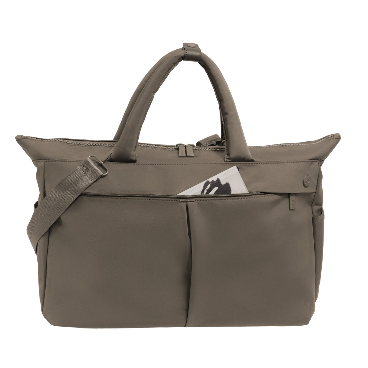 Max Studio The Sylvia 21 Inch Twill Nylon Double Handle Weekender Duffle
