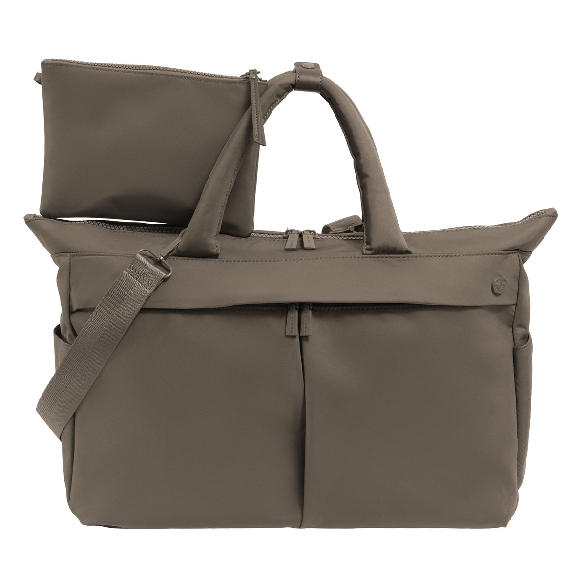 Max Studio The Sylvia 21 Inch Twill Nylon Double Handle Weekender Duffle