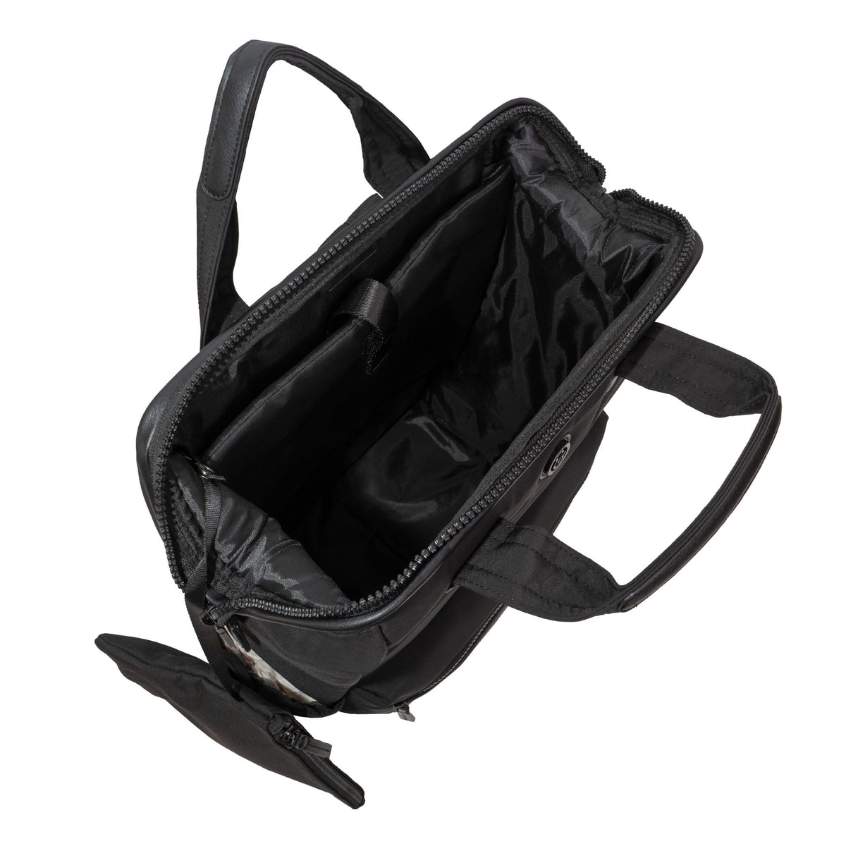 Max Studio 18 Inch Smooth Faux Vachetta PU Workbook Backpack