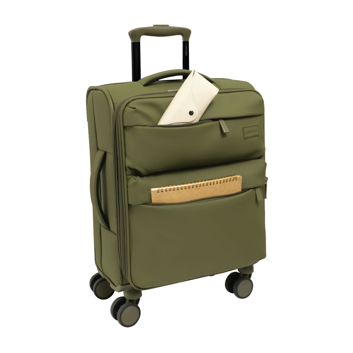 Joan & David The Meridian 21 Inch Tarpulin 8 Wheel Spinner Luggage