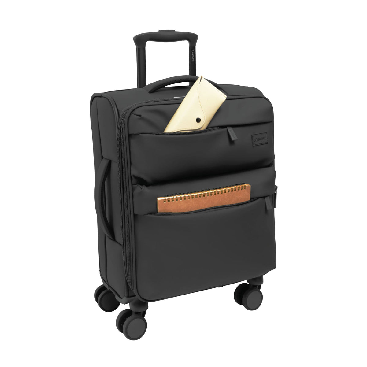 Joan & David The Meridian 21 Inch Tarpulin 8 Wheel Spinner Luggage