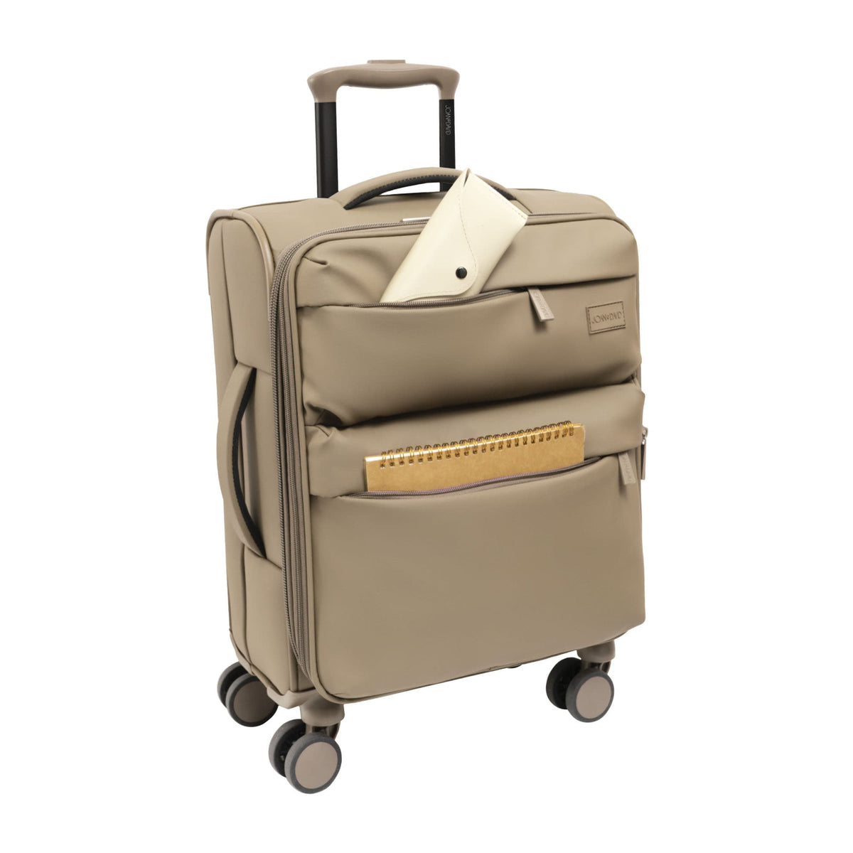 Joan & David The Meridian 21 Inch Tarpulin 8 Wheel Spinner Luggage